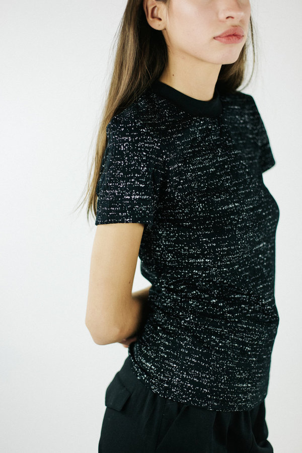 Just Female Tammy Tee - Black Just Female Tammy Tee - Black