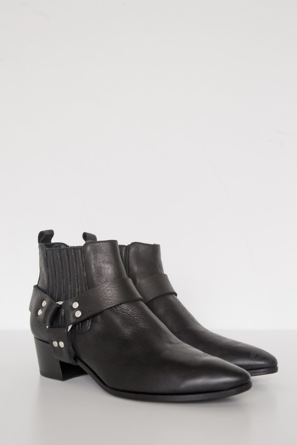 Assembly New York Leather Harness Boot - Black Assembly New York Leather Harness Boot - Black