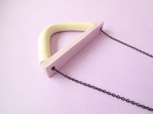 YYY bent half moon necklace YYY bent half moon necklace