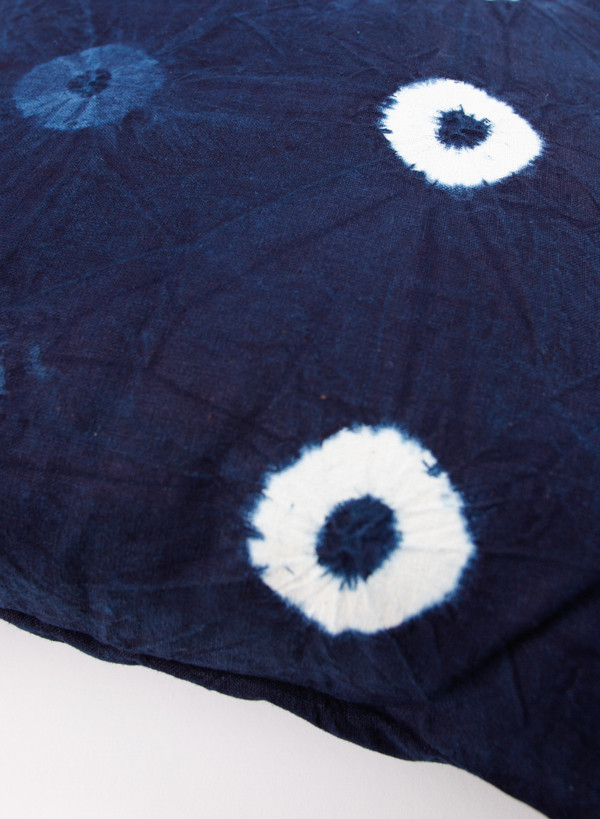 MAPLE Indigo Dyed Cushion Pattern B MAPLE Indigo Dyed Cushion Pattern B