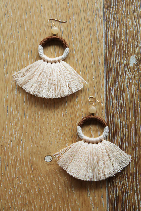 ora-c oly earrings in peach ora-c oly earrings in peach