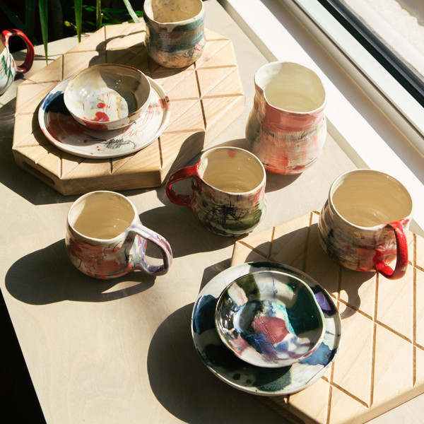 GLAZE MOODS BY JJL Coffee Mug GLAZE MOODS BY JJL Coffee Mug