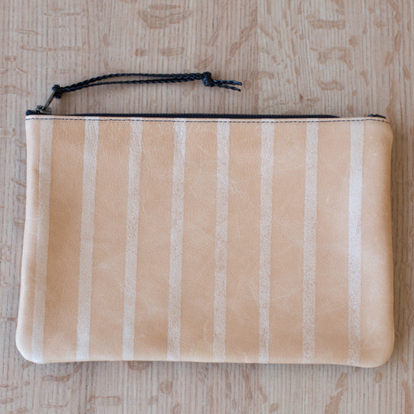 AVO Geometric Hand Painted Leather Clutch AVO Geometric Hand Painted Leather Clutch