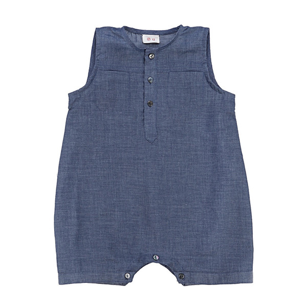 Ketiketa Eole Baby Shortalls Indigo Ketiketa Eole Baby Shortalls Indigo