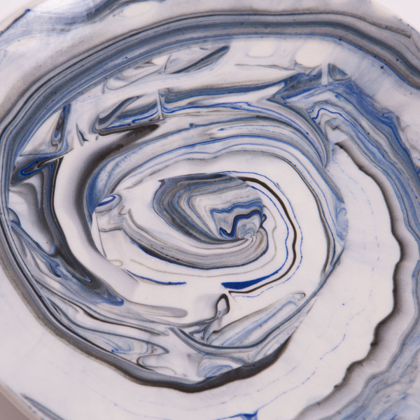 Sarah Cihat Marble Salad Plate Sarah Cihat Marble Salad Plate