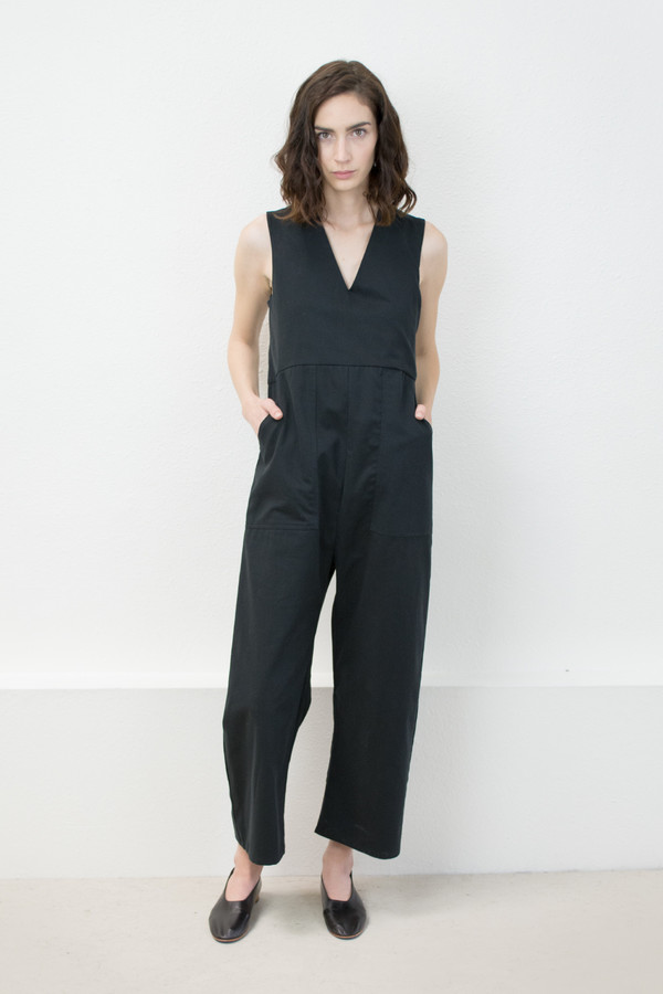 Micaela Greg Black Utility Jumpsuit Micaela Greg Black Utility Jumpsuit