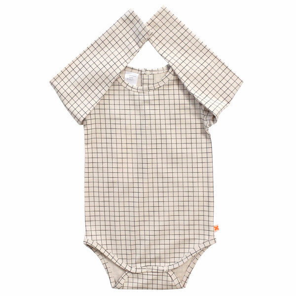 Tiny Cottons Medium Grid Onesie Tiny Cottons Medium Grid Onesie