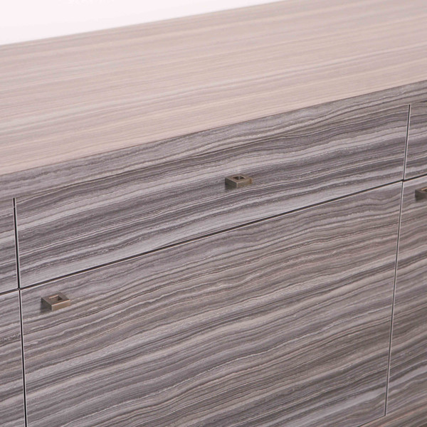 ALEX DREW & NO ONE Zebrano Credenza ALEX DREW & NO ONE Zebrano Credenza