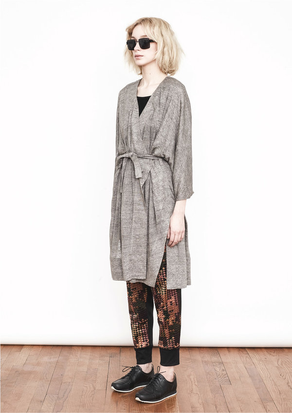 LONG CARDIGAN KNIT GREY LONG CARDIGAN KNIT GREY
