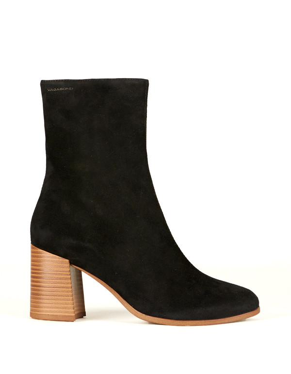 Vagabond Kaley Suede Boot Black Vagabond Kaley Suede Boot Black