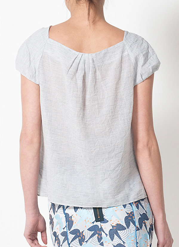 COTELAC "MICRO RAYURES" Blouse COTELAC "MICRO RAYURES" Blouse