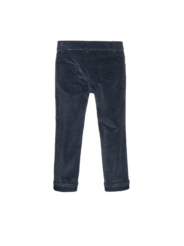 Nanos Stormy Blue Brushed Cotton Pants - Coucou Boston Nanos Stormy Blue Brushed Cotton Pants - Coucou Boston