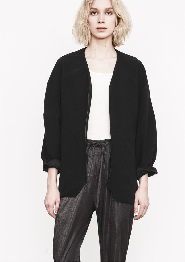 Berenik Jumper-Patchwork Black Shiny/Matt Berenik Jumper-Patchwork Black Shiny/Matt