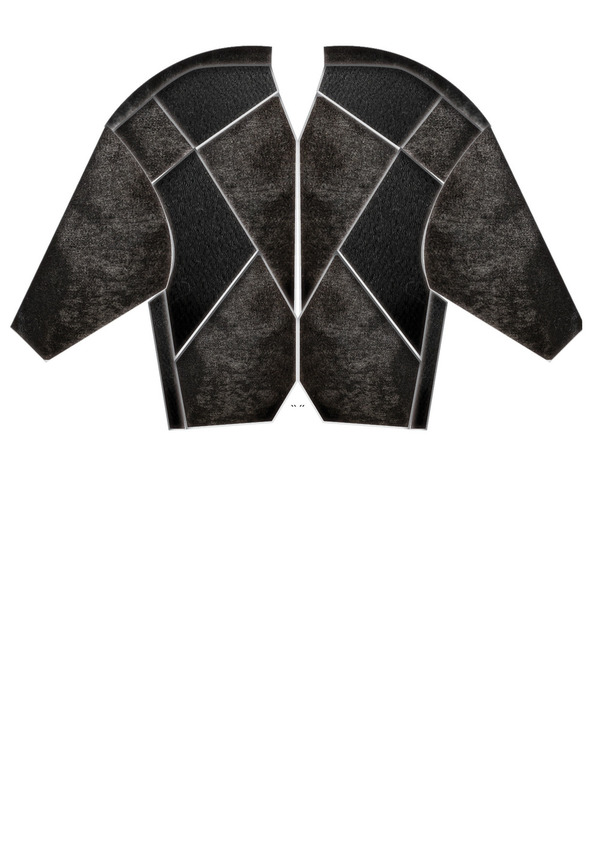 Berenik Jumper-Patchwork Black Shiny/Matt Berenik Jumper-Patchwork Black Shiny/Matt