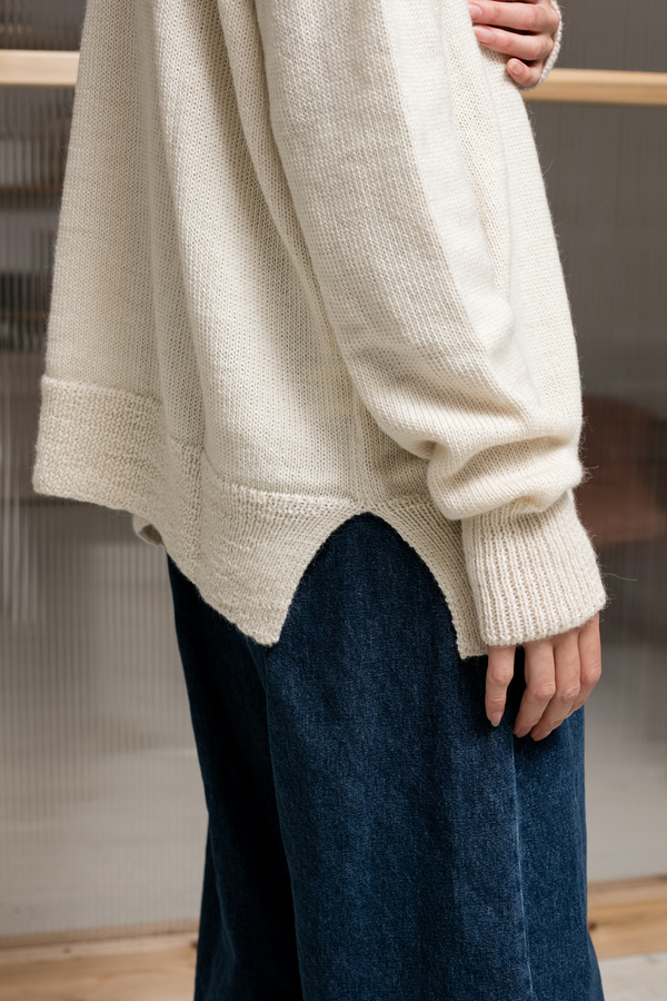 Lauren Manoogian Simple Cardigan - white Lauren Manoogian Simple Cardigan - white