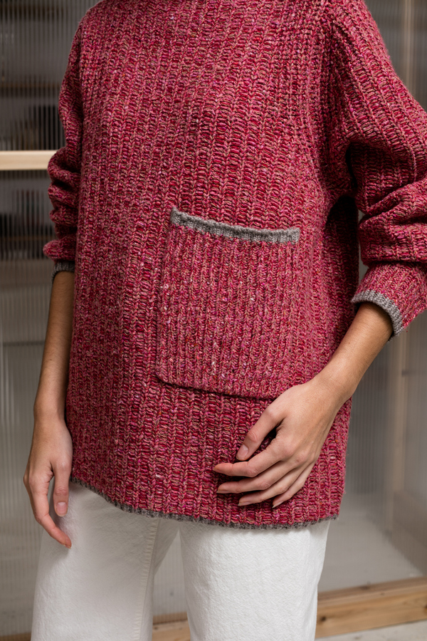 Creatures of Comfort Stand Up Neck Sweater - pink Creatures of Comfort Stand Up Neck Sweater - pink