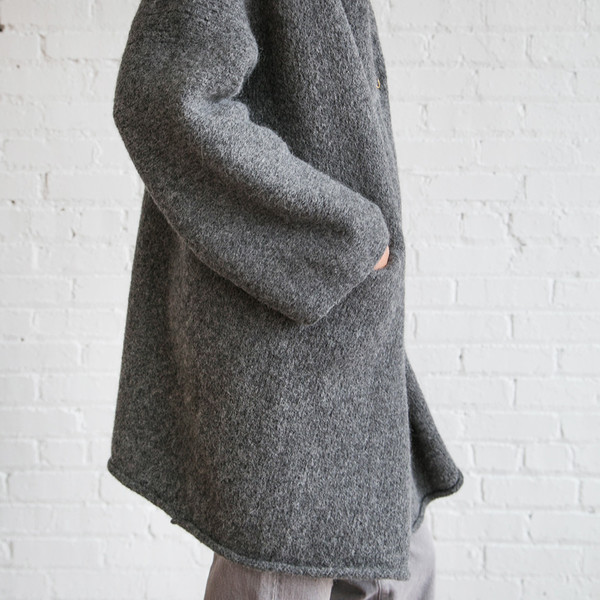 Lauren Manoogian Capote Coat Charcoal - SOLD OUT Lauren Manoogian Capote Coat Charcoal - SOLD OUT