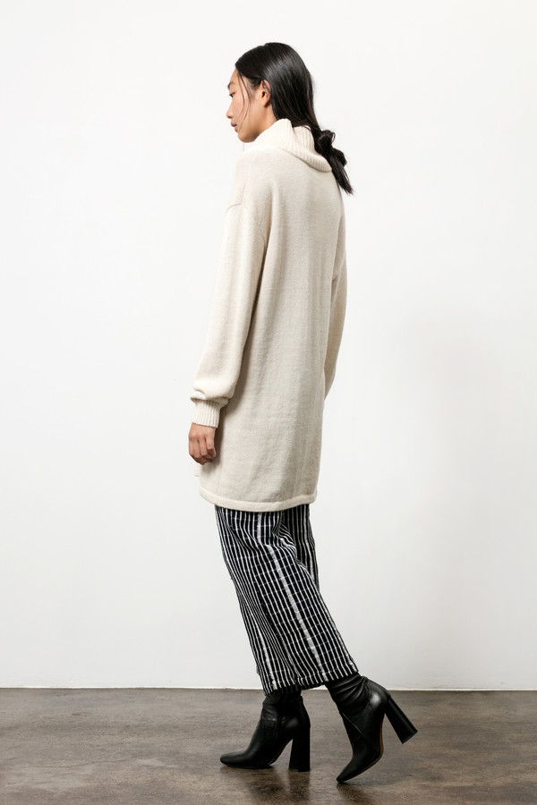 Osei-Duro Alpaca Turtleneck Tunic in Cream Osei-Duro Alpaca Turtleneck Tunic in Cream