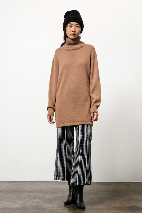 Osei-Duro Alpaca Turtleneck Tunic in Khaki Osei-Duro Alpaca Turtleneck Tunic in Khaki