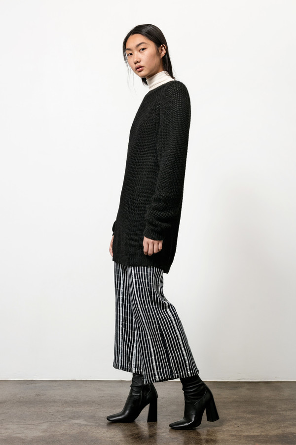 Osei-Duro Base Alpaca Pullover in Black Osei-Duro Base Alpaca Pullover in Black