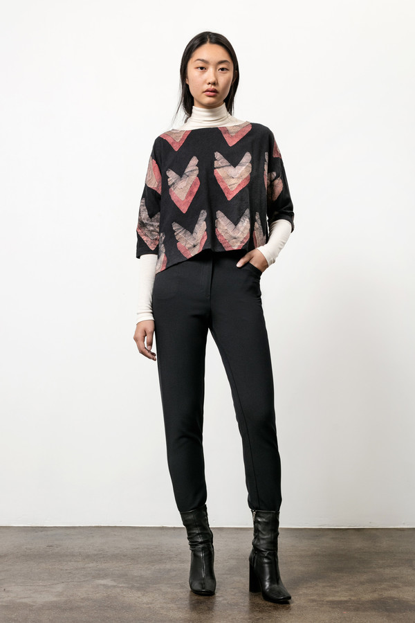 Osei-Duro Box Top in Chevrons Osei-Duro Box Top in Chevrons