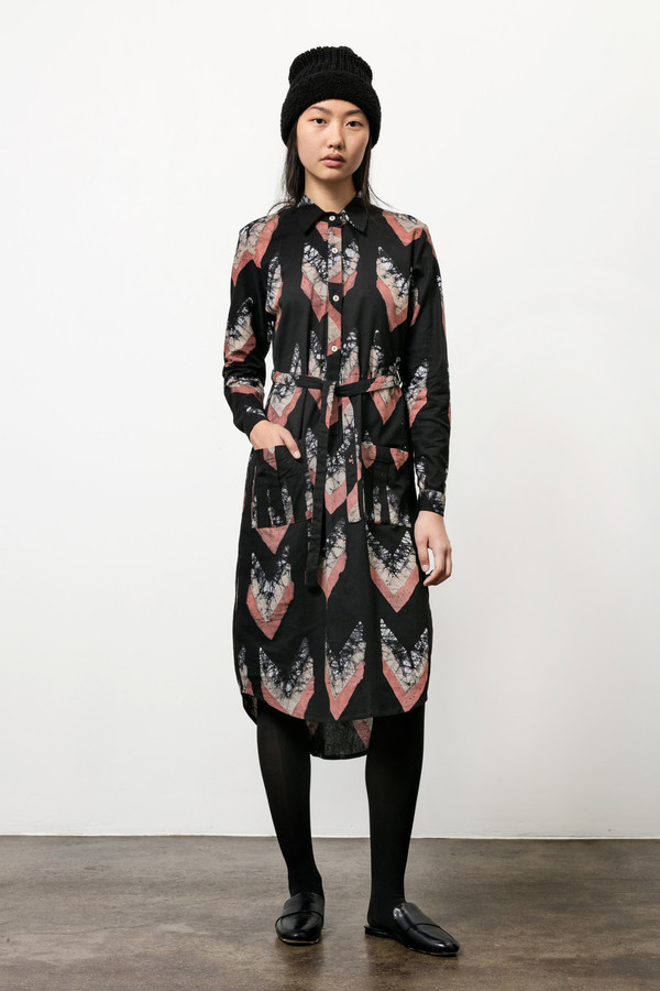 Osei-Duro Causa Dress in Chevrons Osei-Duro Causa Dress in Chevrons