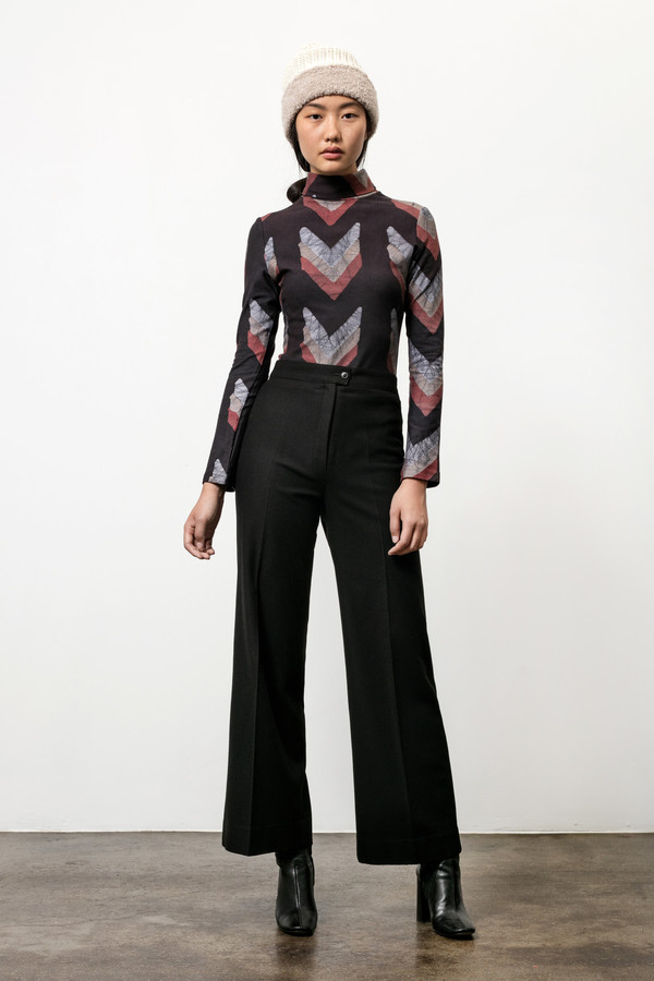 Osei-Duro Kendo Turtleneck in Chevrons Osei-Duro Kendo Turtleneck in Chevrons