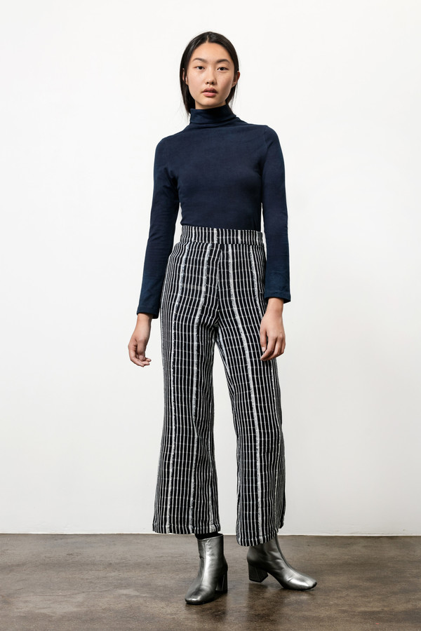 Osei-Duro Kendo Turtleneck in Natural Indigo Osei-Duro Kendo Turtleneck in Natural Indigo