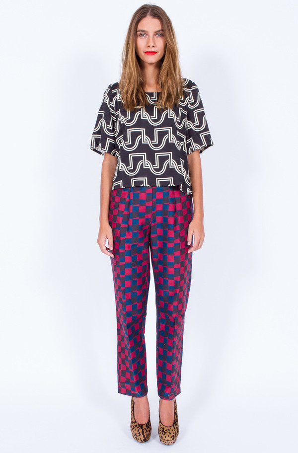 Dusen Dusen BLACK DUO WEAVE YES TEE Dusen Dusen BLACK DUO WEAVE YES TEE