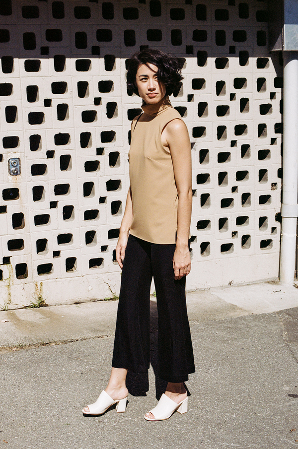 Jesse Kamm Stack Top - camel Jesse Kamm Stack Top - camel