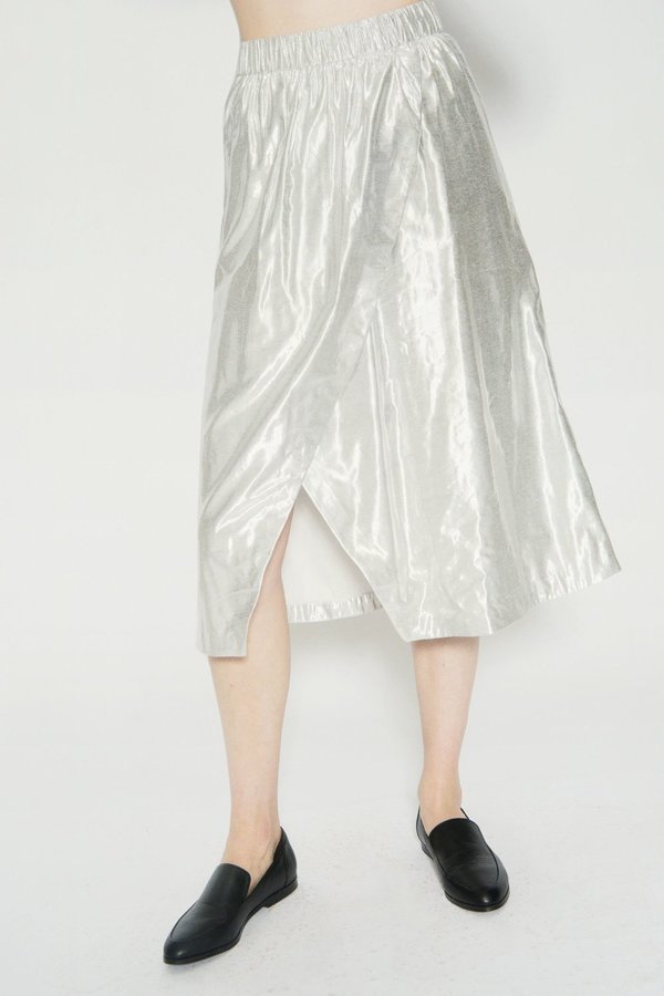 Wray METALLIC MIDI SKIRT Wray METALLIC MIDI SKIRT