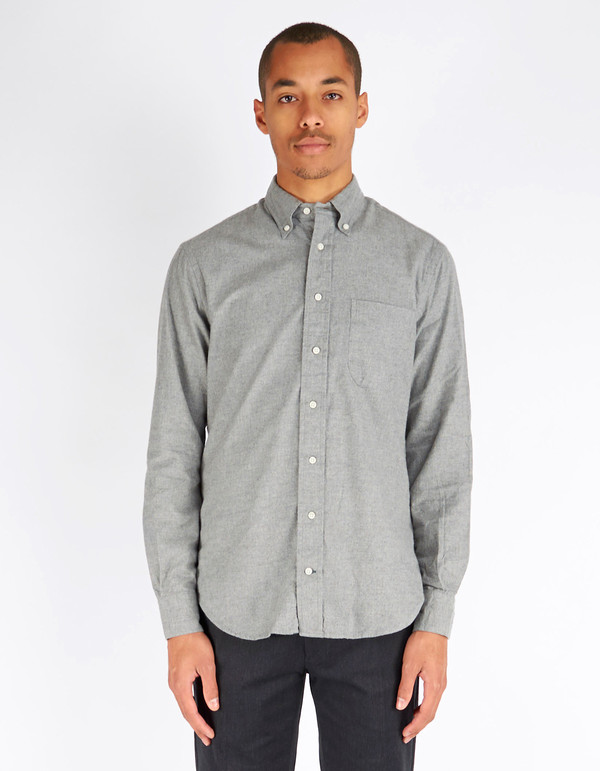 Gitman Vintage Button Down Grey Flannel Gitman Vintage Button Down Grey Flannel