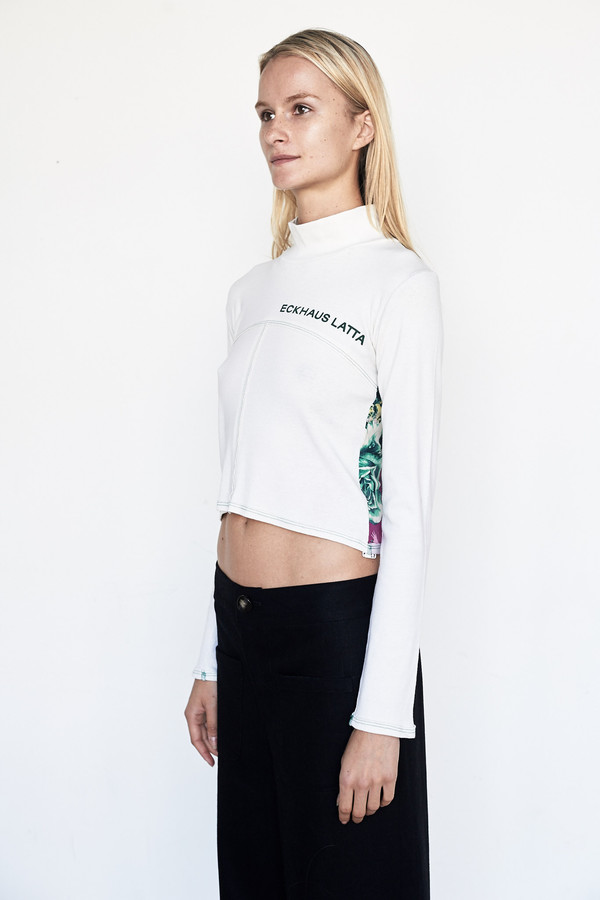 ECKHAUS LATTA Lapped Turtleneck ECKHAUS LATTA Lapped Turtleneck