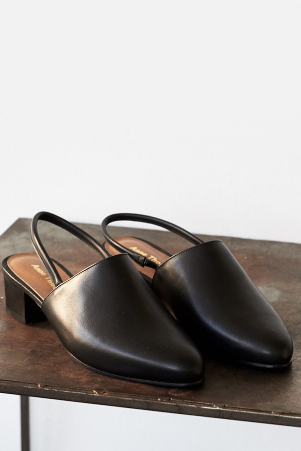 Anne Thomas Leather Williamsburg Heel Anne Thomas Leather Williamsburg Heel
