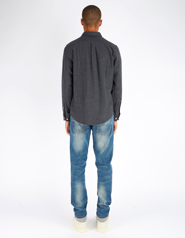 Portuguese Flannel Teca Shirt Grey Portuguese Flannel Teca Shirt Grey