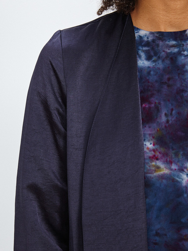 Nikki Chasin MORETTI ROBE JACKET / NAVY BLUE Nikki Chasin MORETTI ROBE JACKET / NAVY BLUE