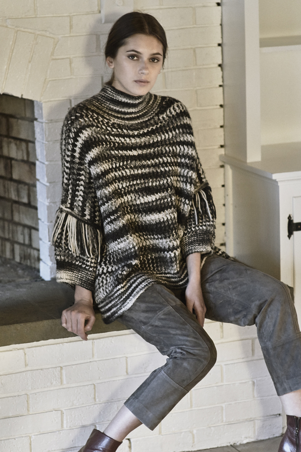 Eleven Six MAE SPACEDYE PONCHO (C/O FW15 STYLE) Eleven Six MAE SPACEDYE PONCHO (C/O FW15 STYLE)