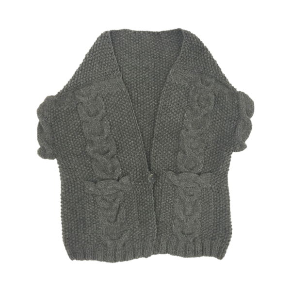 Study NY Hand Knit Vest - Brown Wool Study NY Hand Knit Vest - Brown Wool