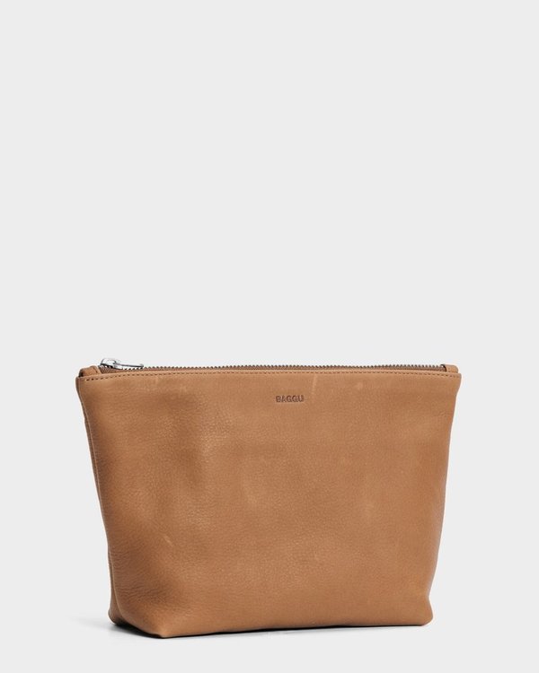 Baggu Stash Clutch Medium - Saddle Baggu Stash Clutch Medium - Saddle