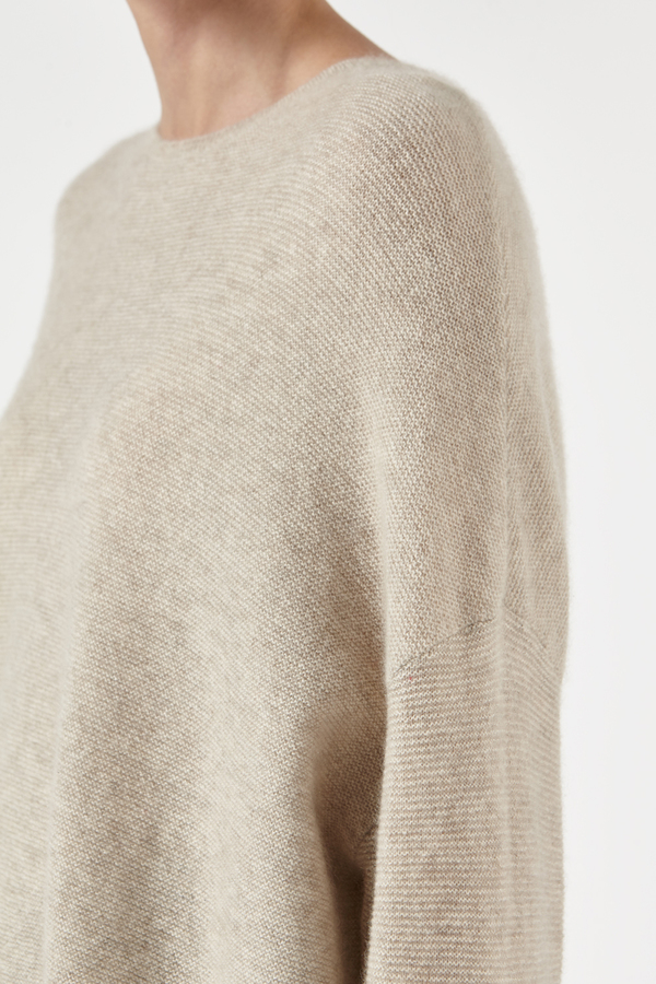 Oyuna Knitted Beige Pullover by Oyuna Oyuna Knitted Beige Pullover by Oyuna