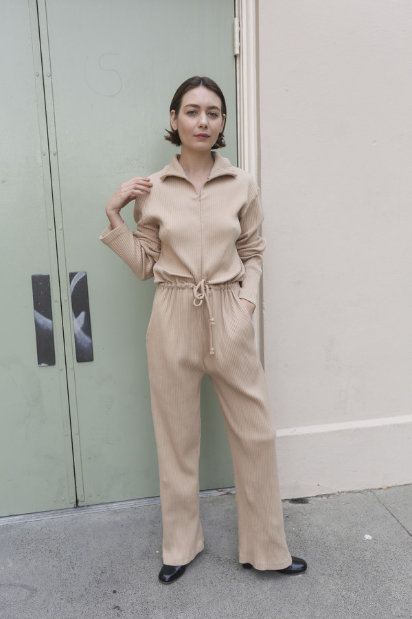 Baserange Doha Jumpsuit in Carl Johan Nude Baserange Doha Jumpsuit in Carl Johan Nude