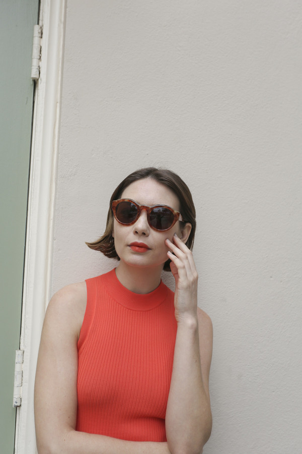 Kate Young x TURA Sunglasses in Amber Kate Young x TURA Sunglasses in Amber