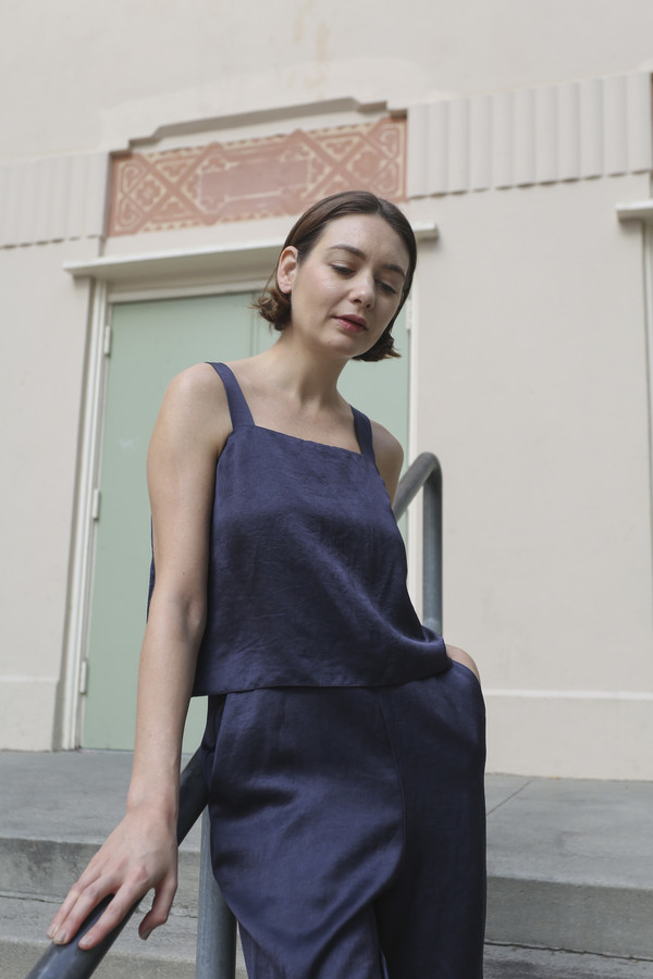 Nikki Chasin Suso Jumpsuit in Navy Nikki Chasin Suso Jumpsuit in Navy