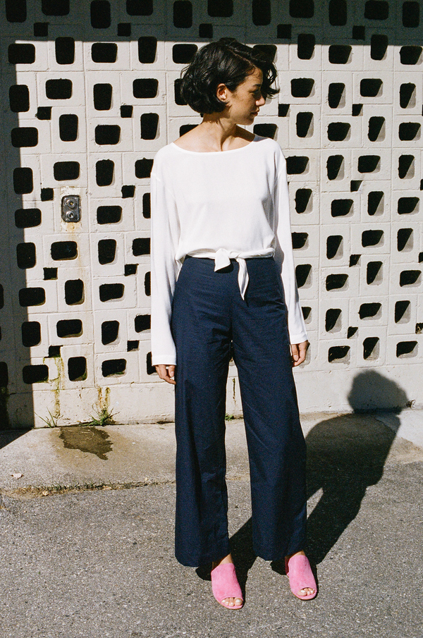 Shaina Mote Tether Top - bone Shaina Mote Tether Top - bone