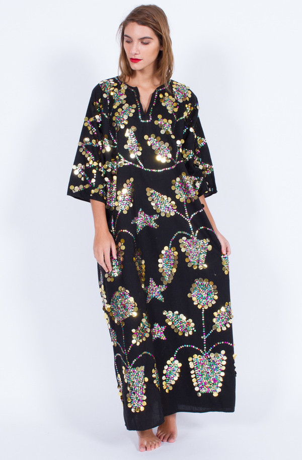 SEQUIN BLACK DRESS (ONE SIZE) SEQUIN BLACK DRESS (ONE SIZE)