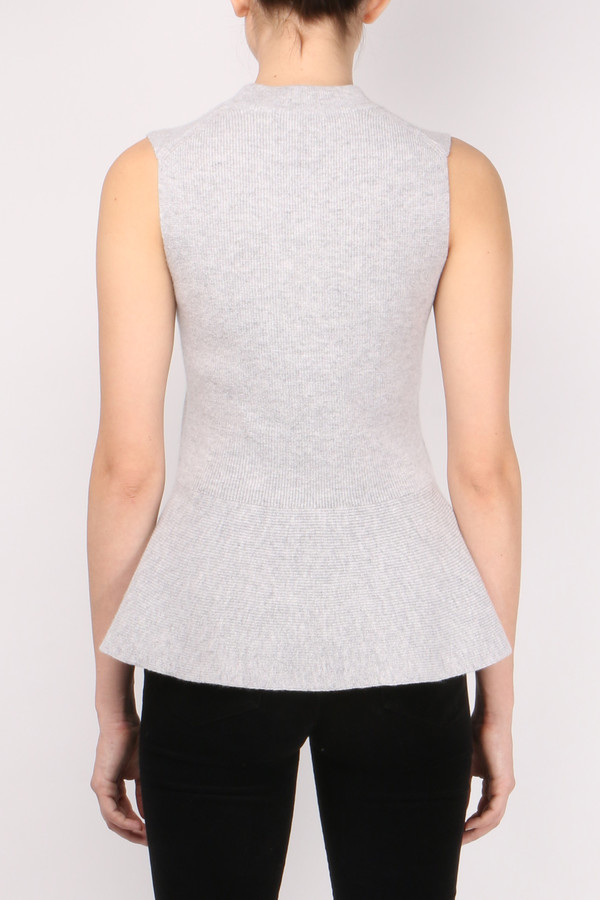 Veronica Beard Billie Peplum Sweater Veronica Beard Billie Peplum Sweater