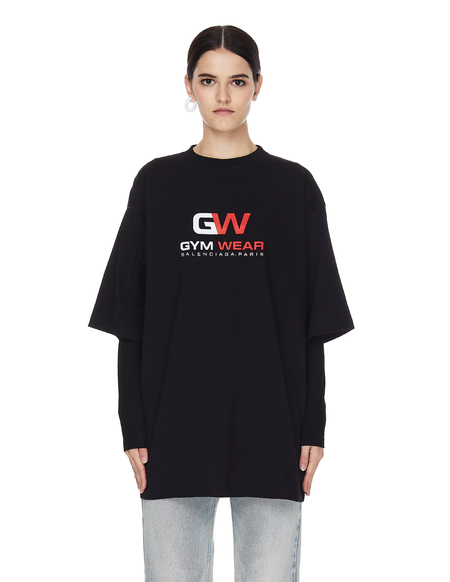 Balenciaga Cotton T Shirt Light Blue Garmentory