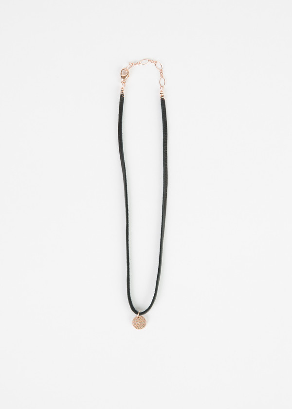 Jewels by Piper Diamond Disc Choker Necklace Jewels by Piper Diamond Disc Choker Necklace