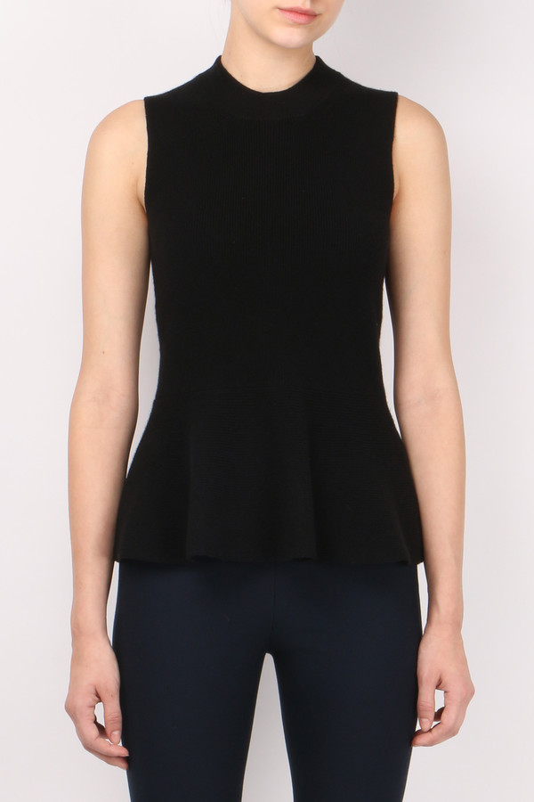 Veronica Beard Billie Peplum Sweater Veronica Beard Billie Peplum Sweater