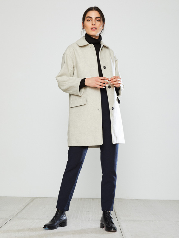YMC Neoprene Wool Coat YMC Neoprene Wool Coat